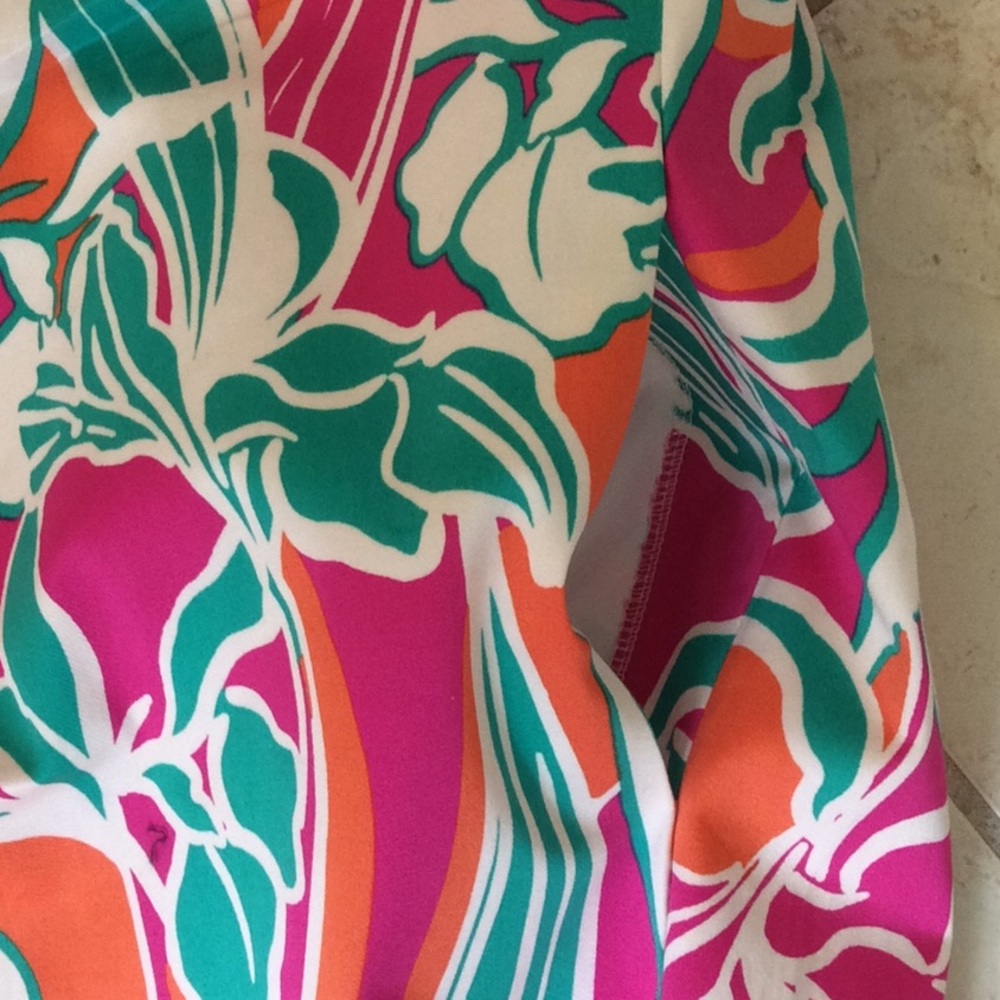 🍄HP🍄 ANNE KLEIN SIZE 6 WATERCOLOR SHEATH DRESS - Picture 4 of 8